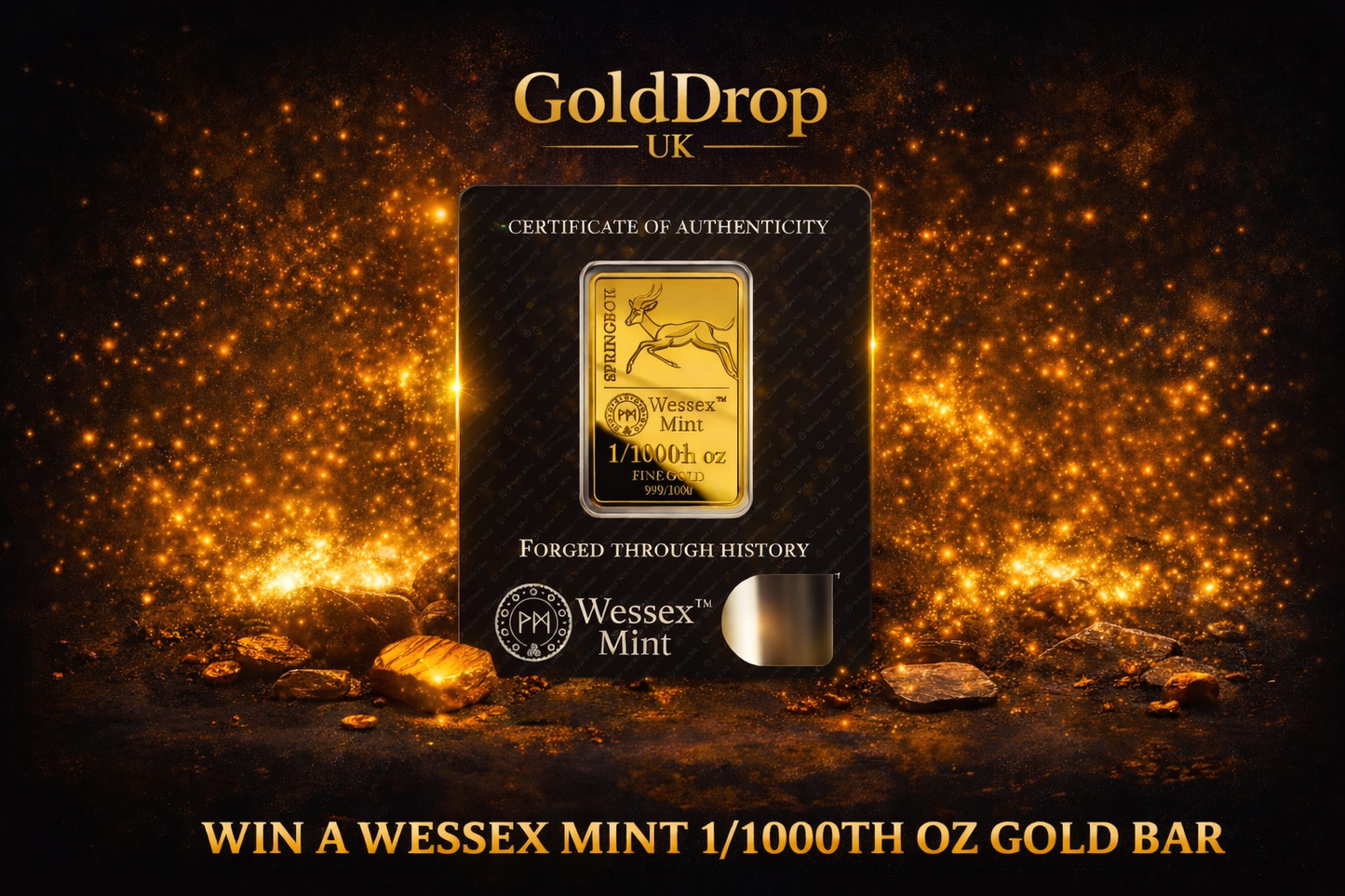 Wessex Mint 1/1000th Fine gold Bar